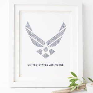 US Air Force Word Art
